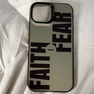 Faith over Fear iPhone 15 Case